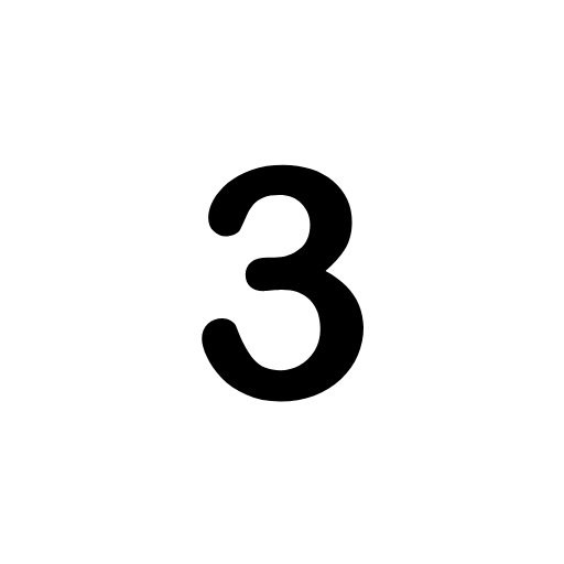3 as icon